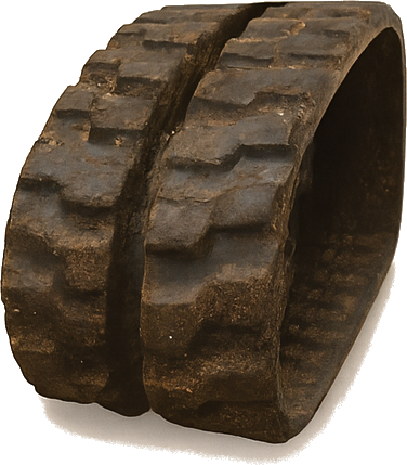 A Skid Steer Rubber Track, slightly dirty