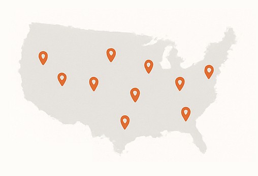 Skid Steer Contractor Map