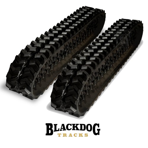 Two Hanix® N_120-2 Rubber Tracks For Sale